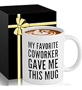 Ceramic Coffee Mug Tea Cup with Handle 11 OZ Women White Elephant Gift Men Adult Christmas Gag Fu...