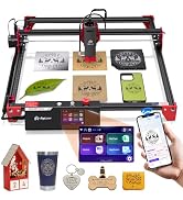 AlgoLaser 10W Laser Engraver Machine - Laser Engraver/Cutter with 3.5" Smart Touchscreen &amp; AlgoOS...