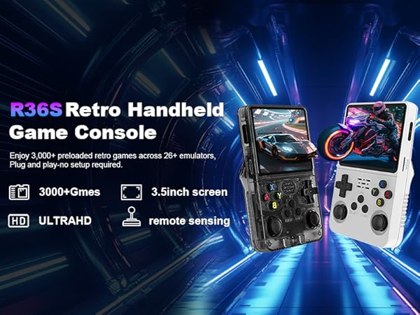 retro gaming console handheld