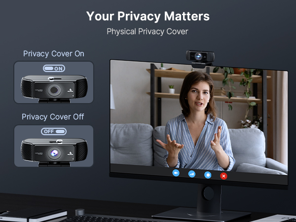 Displaying the physical privacy cover of N680P