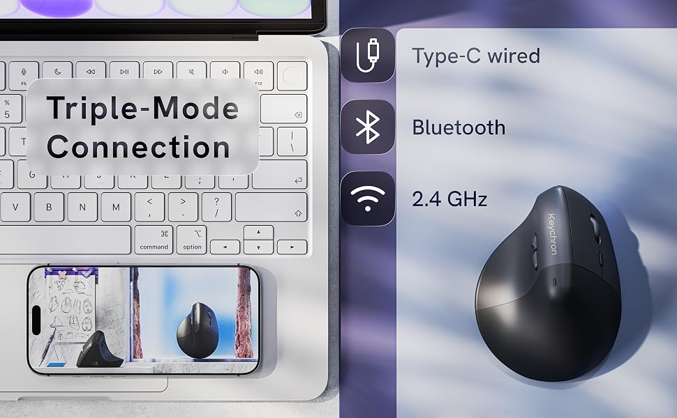 With cutting-edge 2.4 GHz frequency wireless connectivity, also offers a stable Bluetooth connection