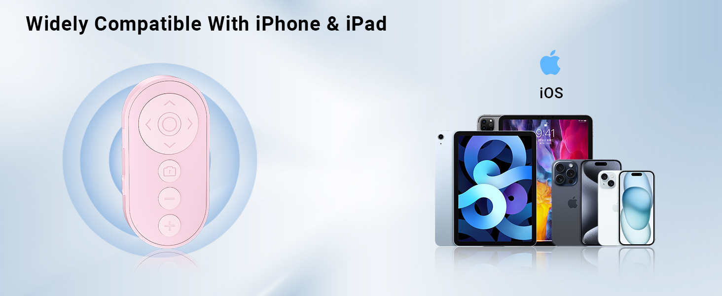 Wireless Camera Remote Control with Zoom for iPhone