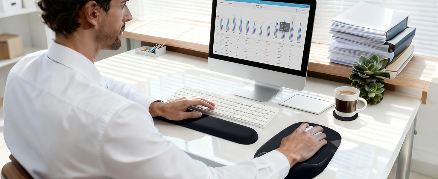 mouse pad with wrist rest