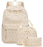 BTOOP School Backpacks for Teen Girls Bookbags Lightweight Kids Backpack School Bags Set with Lun...