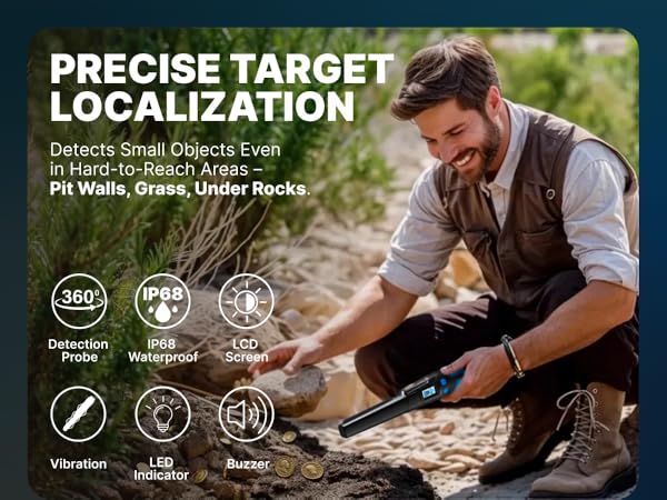 CKG metal detector pinpointer metal detector wand beach metal detector handheld metal detector