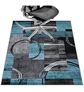 Office Chair Mat for Hardwood Floor &amp; Tile Floor,36"X 48" Heavy Duty Desk Chair Mat for Hard Floo...