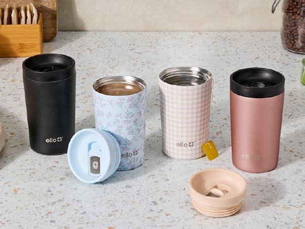 ello jones stainless steel travel coffee mug