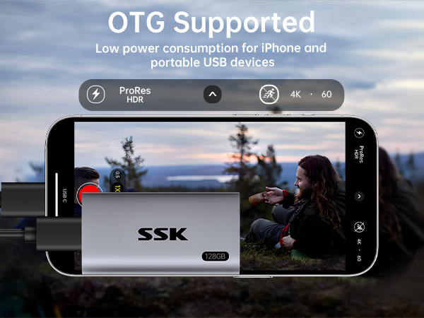 128GB SSD External Hard Drive