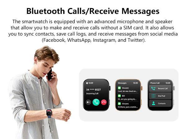 smart watch for men women