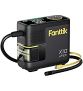 Fanttik X10 APEX Heavy Duty Tire Inflator Portable Air Compressor, 150 PSI 35s Fast Inflation Cor...