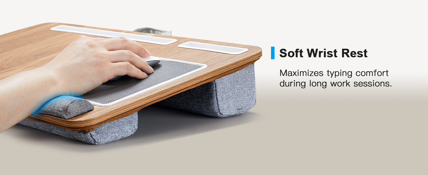 HNLD3 lap desk with cushion lap desk laptop tray for lap laptop lap desk laptop stand for bed