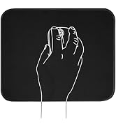 Mouse Pad, Nice and Cute Mouse Pad, Splash-Proof Textured 10.2 x 8.2Inch, Stitched Edge Non-Slip ...