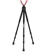 Zeadio Tripod Hunting Rest with High Density Foam Grip, Twist-Style Locking Leg, and Non-Marring ...