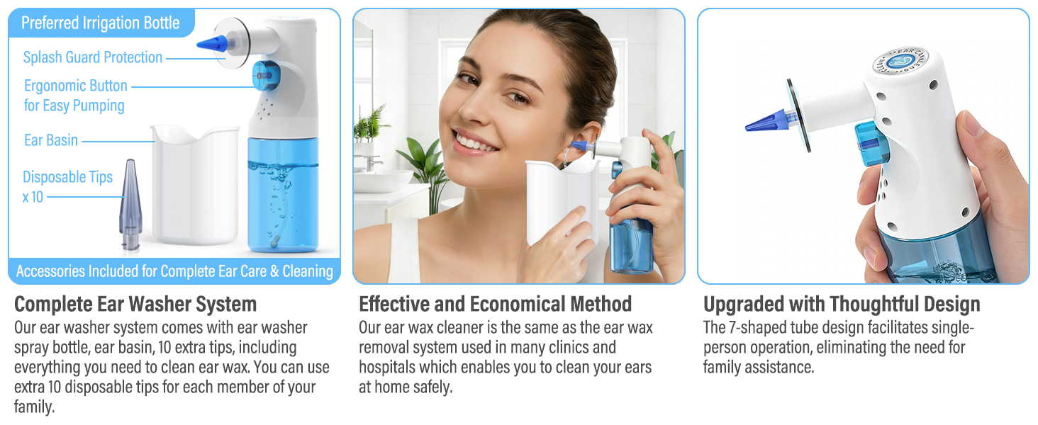 earwax removal, earwax removal tools, ear washer for humans, ear lavage kit, ear irrigation