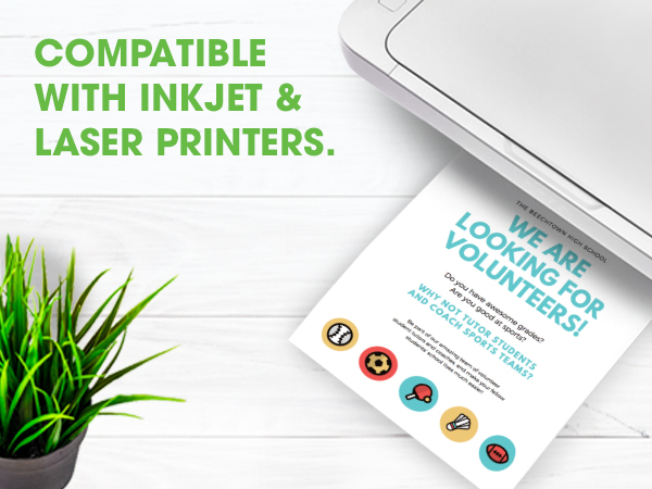 PrintWorks 100% Recycled Printer Paper Compatibility
