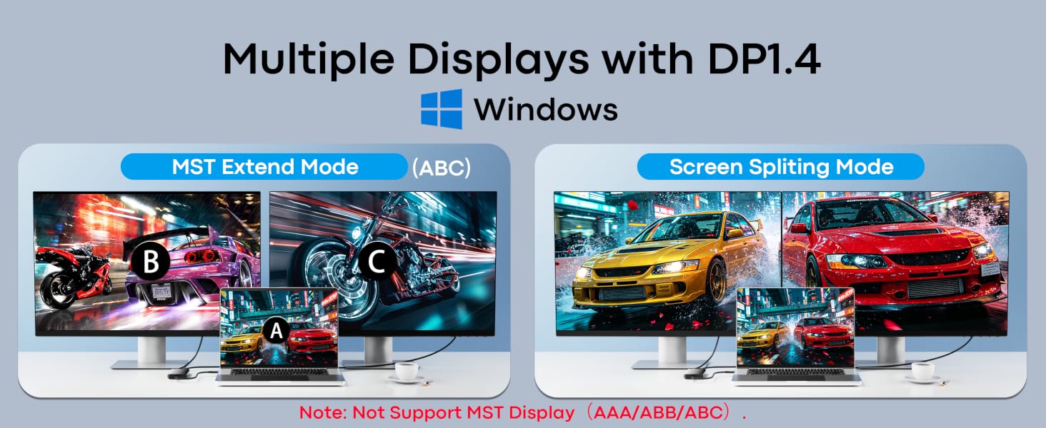 Mac hdmi splitter extended display 2 monitor