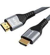 16K 10K 8K HDMI 2.2 Cable 96Gbps 6.6FT/2M, Ultra High Speed HDMI Braided Cord Support 4K@480Hz 8K...