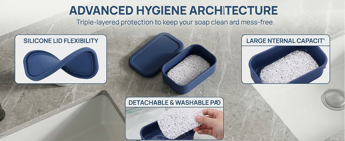 silicone soap case
