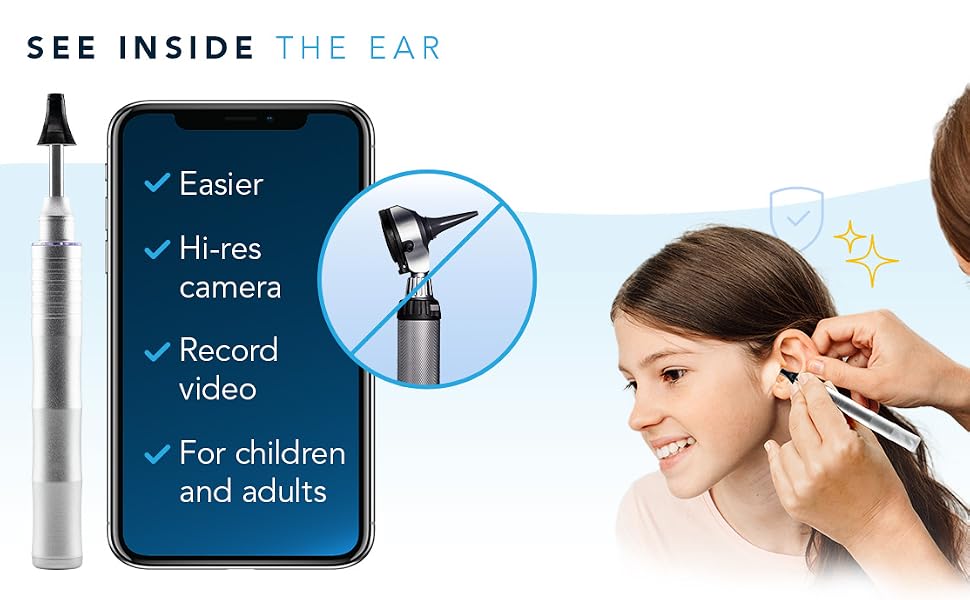see inside ears with waxrx ear camera using your smart phone