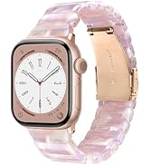 V.R.HOPE Apple Watch Band for Series 10/9/8/7 38mm 40mm 41mm 42mm Fashion Lightweight Resin Sport...