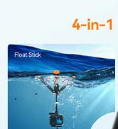Svbony (2nd) 4in1 Floating Selfie Stick Tripod for GoPro Hero 13, 12, 11, 10, 9, 8, DJI OSMO Acti...