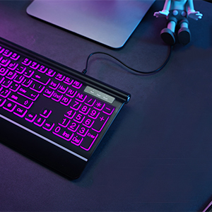 Bright and Colorful Backlit Keyboard
