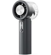Saxqe Portable Handheld Turbo Fan - 5 Gear High Speed 4000mAh Rechargeable Mini Personal Hand Fan...