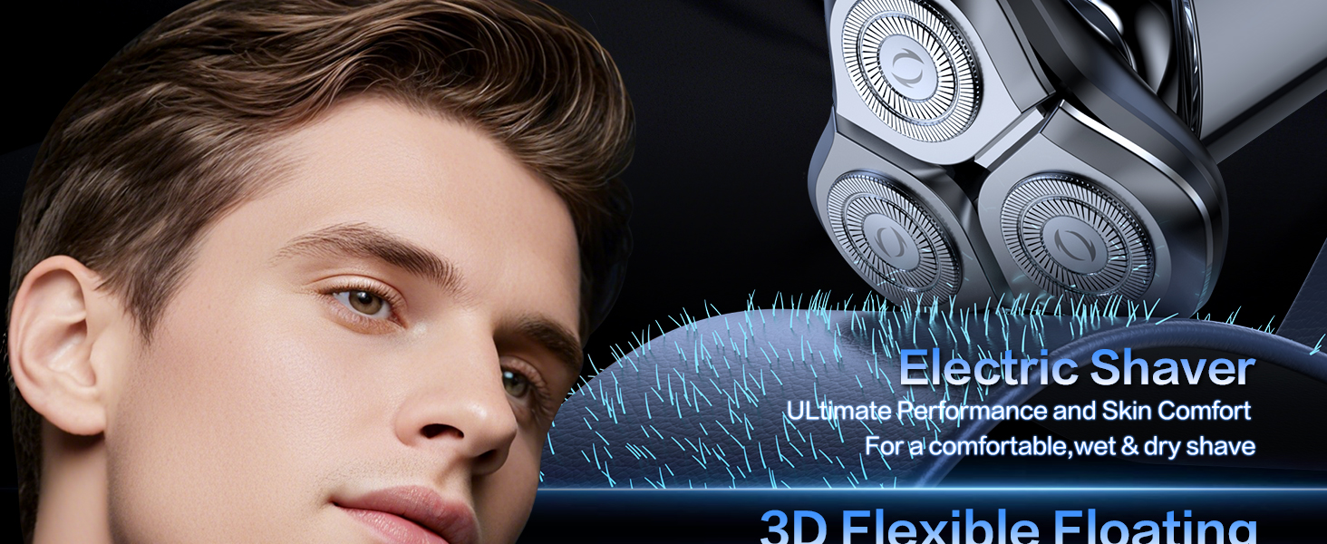 USB Type-C Fast Charging Shaver – 90 Min Runtime