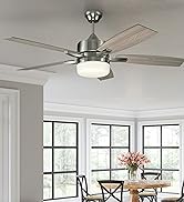 Design House 156621-BN Grayson 5-Blade LED Ceiling Fan with Remote, Brushed Nickel