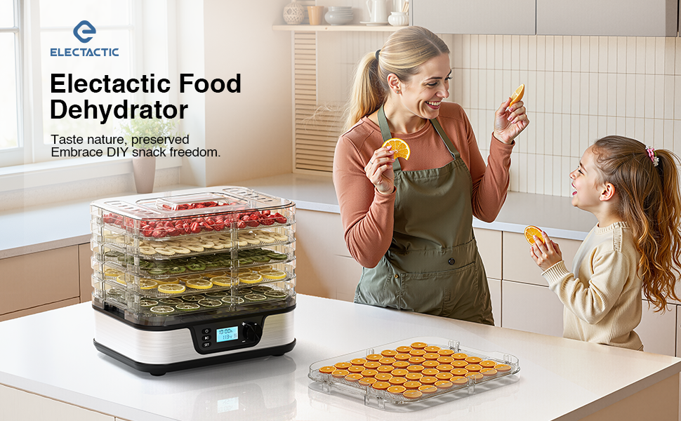 Electactic food dehydrators
