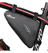 NDakter Bike Bicycle Frame Storage Bag, 2L Waterproof Bicycles Triangle Pouch, Cycling Pack for P...