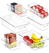 SimpleHouseware Refrigerator Storage Organizer, Assorted Set of 6
