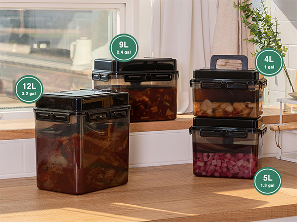 food storage container pickle press fermentation plate