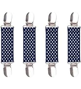 TRIWONDER Mitten Clips Elastic Stainless Steel Gloves Clips for Toddler Kids Teen Adults