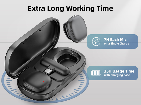 long lasting microphone for iphone
