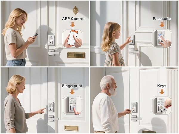 keyless entry door lock
