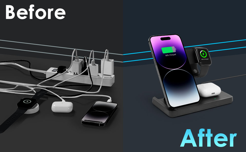 iphone charging station