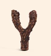 WOOF HonestChew Meaty Dog Toy Y-Gnawt - Durable Dog Chews - Made with Real Beef and Natural, Plan...