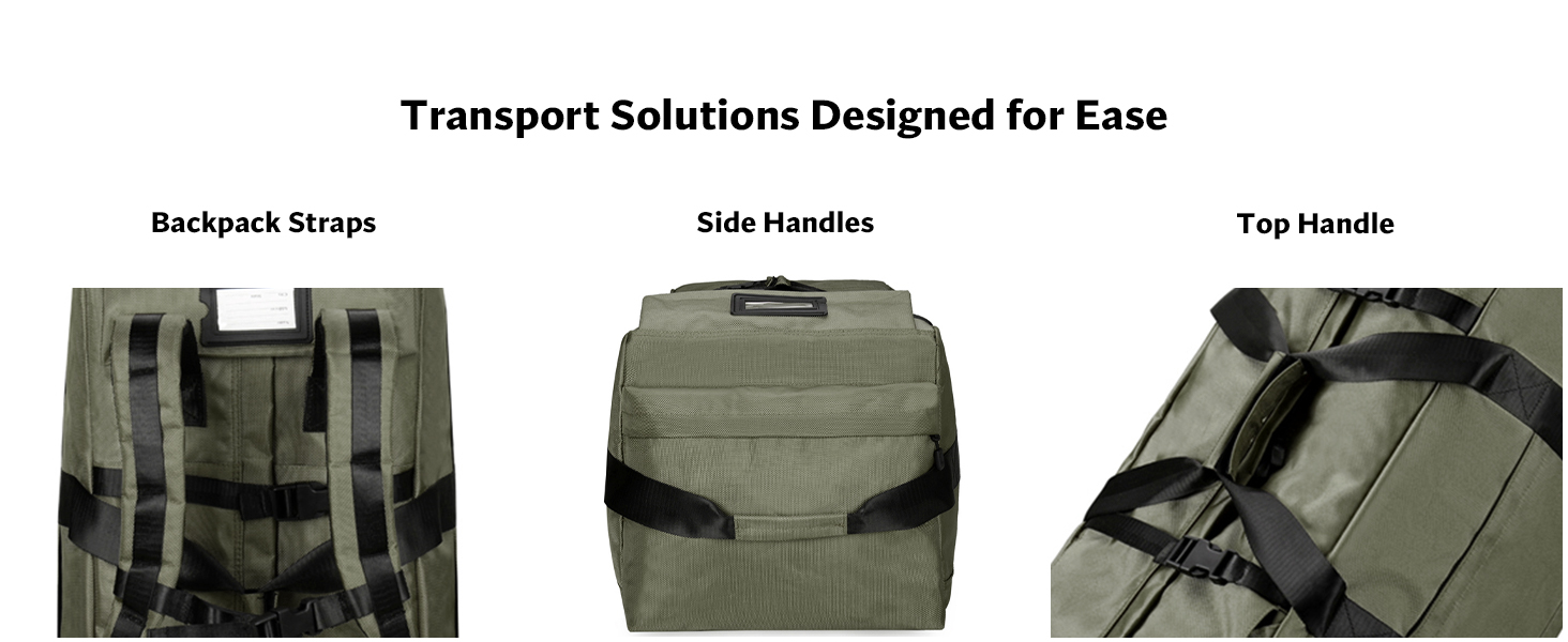 rolling duffel bag