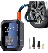 Wzxlj. Y Tire Inflator Portable Air Compressor - Fast Inflation, 150 PSI Cordless Air Pump with L...