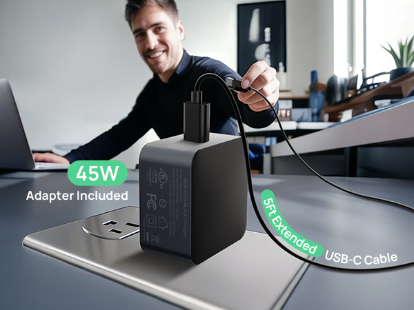 45w adapter included 