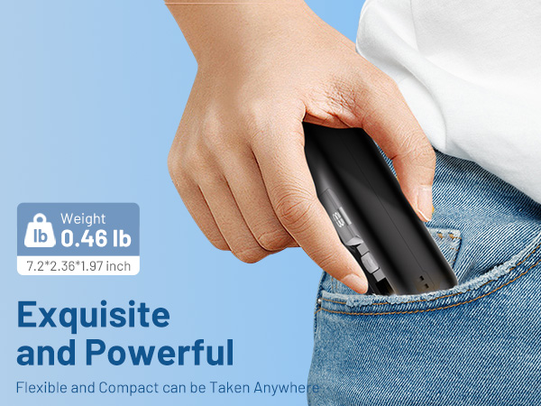 lightweight pocket size mini fan 0.46lb for daily summer commute and shopping malls