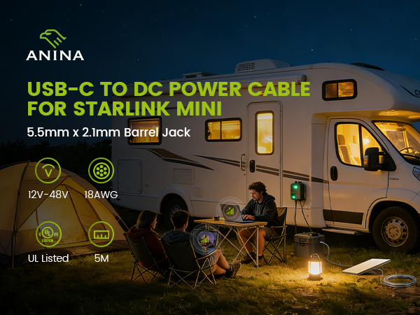 Starlink Mini Power Cord