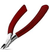 FVION Cuticle Trimmer – Professional Cuticle Nippers, Rubber Coated Handle Manicure Tools – Stain...