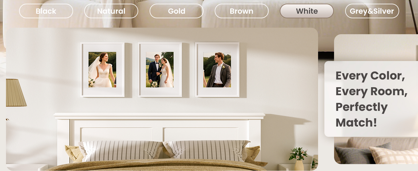 white picture frames