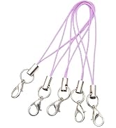 HODASHI 20Pcs Mobile Phone Rope Strap Charm Lariat Lanyard Phone Charms with Lobster Clasp Cords ...