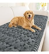 Smiry Couch Covers for Dogs Washable, Non Slip Fuzzy Pet Couch Covers for Sofa, Soft Thick Sofa S...