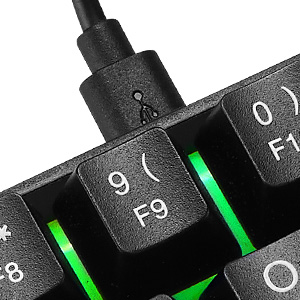 Wired Portable 60% Mechanical Gaming Keyboard,