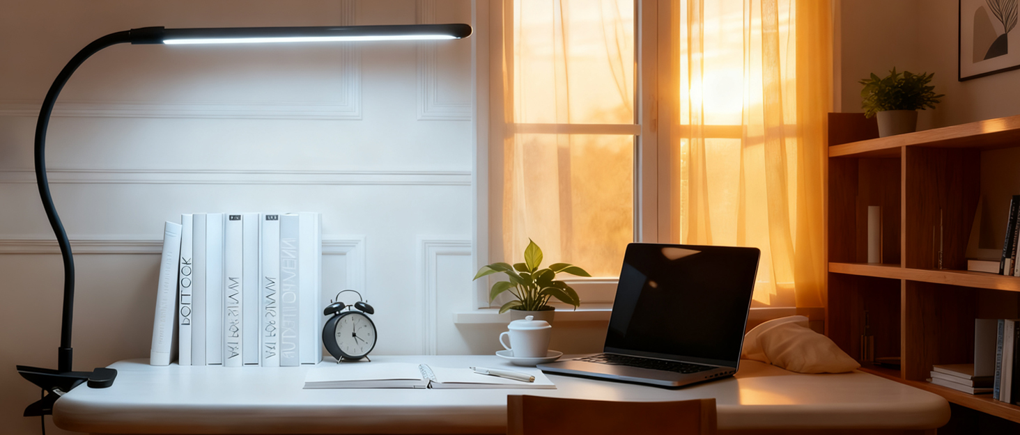 LED Desk Lamp with Clamp