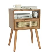 rattan nightstand